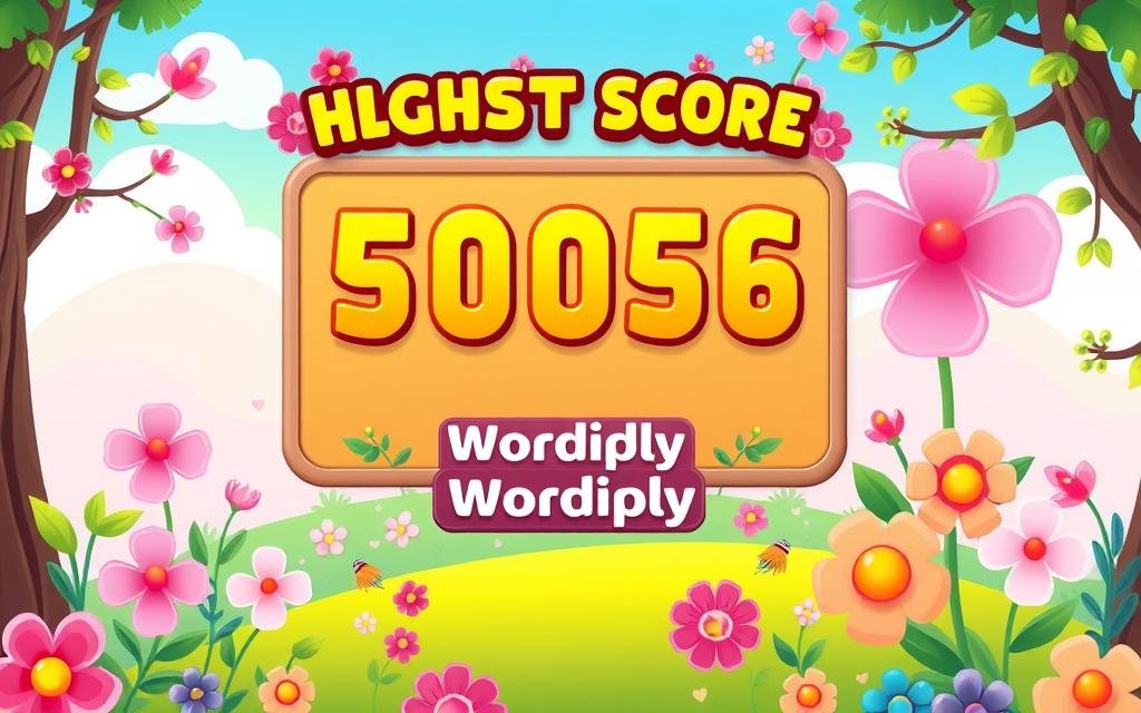 highest score in blossom word game